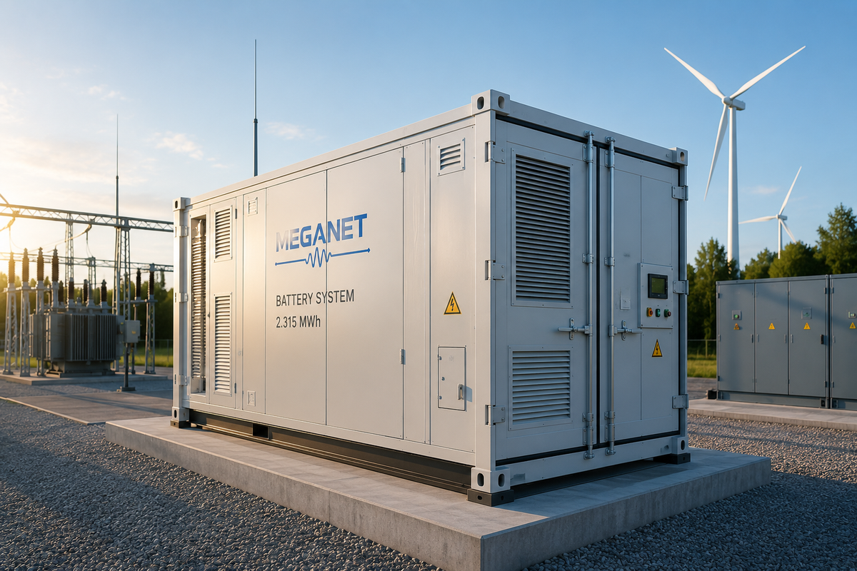 Meganet batterianlæg